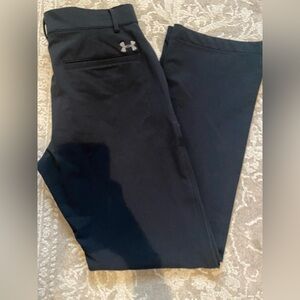 Under Armour Black Straight Leg Athletic Pants